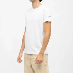 Tee shirt col rond coton manches courtes Homme SCHOTT