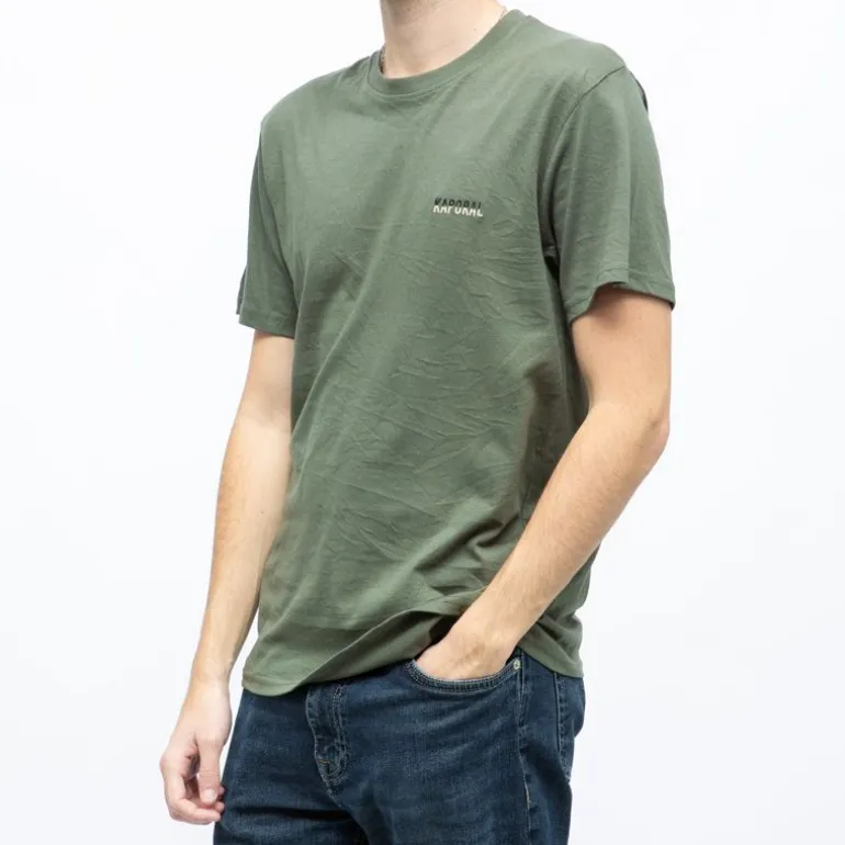 Tee shirt col rond liliam coton Homme KAPORAL