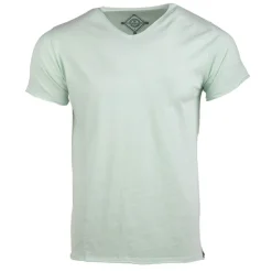 Tee shirt col v en coton uni myke-b Homme BLAGGIO