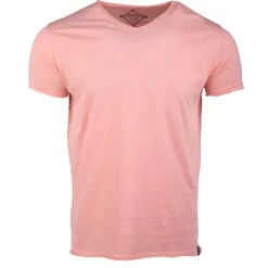 Tee shirt col v en coton uni myke-b Homme BLAGGIO