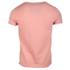 Tee shirt col v en coton uni myke-b Homme BLAGGIO