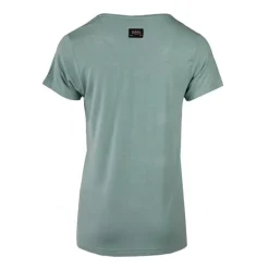 Tee shirt col V fluide strass logo Femme VON DUTCH