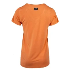 Tee shirt col V fluide strass logo Femme VON DUTCH