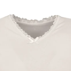 Tee shirt col v venezia avec dentelle Femme CHANTAL THOMASS