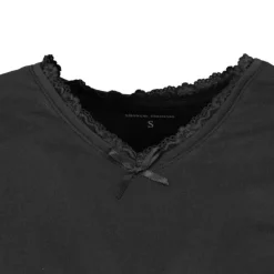 Tee shirt col v venezia avec dentelle Femme CHANTAL THOMASS