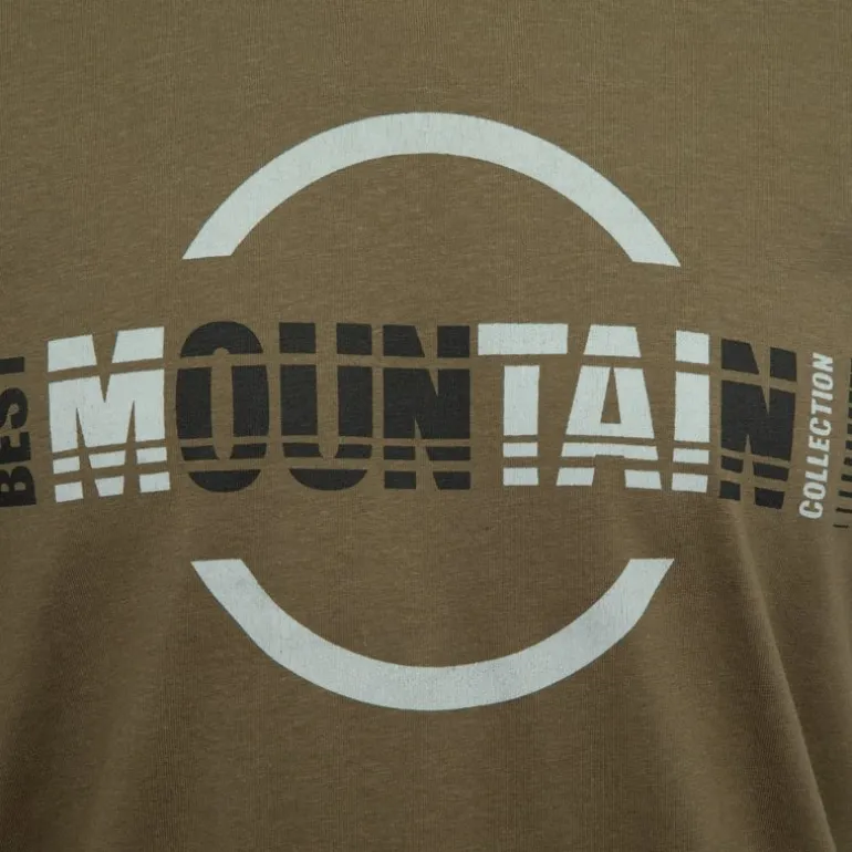 Tee shirt coton à imprimé Homme BEST MOUNTAIN