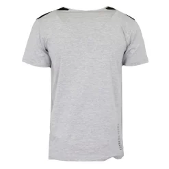Tee shirt coton bandes épaules texte Sport brodé Homme GEORGES RECH