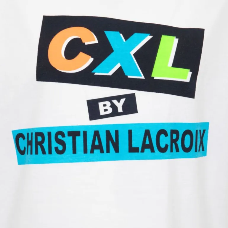 Tee shirt coton basique imprimé texte avec Enfant CXL BY CHRISTIAN LACROIX