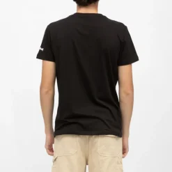 Tee shirt coton col v basique uni Homme SCHOTT