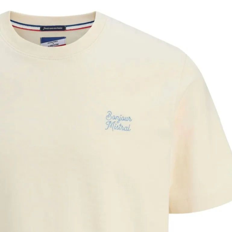 Tee shirt coton collab la Boulisterie imprimé texte Homme JACK & JONES