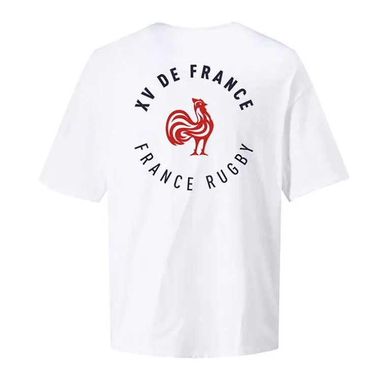 Tee shirt coton france rugby manches courtes Homme JACK & JONES