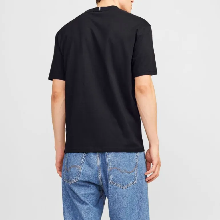 Tee shirt coton frederiksberg col ras de cou manches courtes Homme JACK & JONES