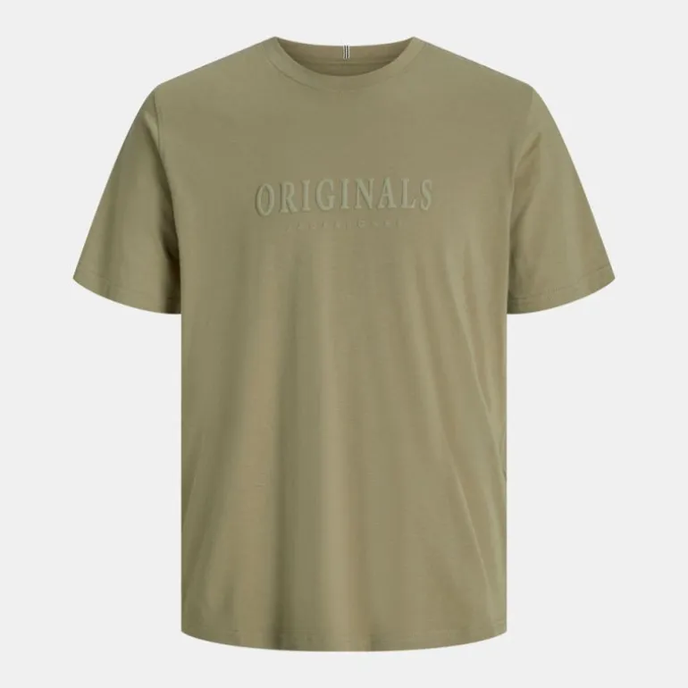 Tee shirt coton frederiksberg col ras de cou manches courtes Homme JACK & JONES