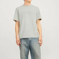 Tee shirt coton frederiksberg col ras de cou manches courtes Homme JACK & JONES