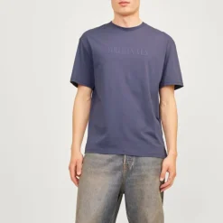 Tee shirt coton frederiksberg col ras de cou manches courtes Homme JACK & JONES