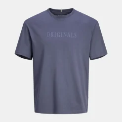 Tee shirt coton frederiksberg col ras de cou manches courtes Homme JACK & JONES