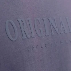 Tee shirt coton frederiksberg col ras de cou manches courtes Homme JACK & JONES