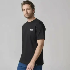 Tee shirt coton imprimé dos textuel Homme WHEELS AND WAVES