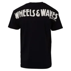 Tee shirt coton jersey logo WW gris Homme WHEELS AND WAVES