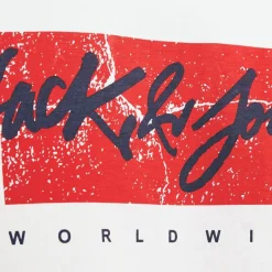 Tee shirt coton tiley imprimé logo col ras de cou Homme JACK & JONES