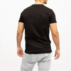 Tee shirt coton uni doggy imprimé carlin Homme DEELUXE 74