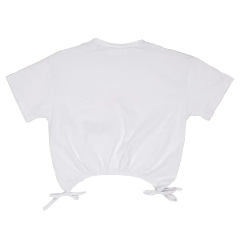Tee shirt crop top avec noeuds Enfant CXL BY CHRISTIAN LACROIX