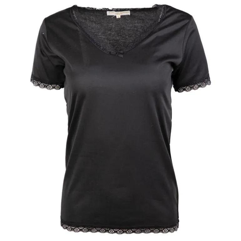 Tee shirt dentelle coton moyra Femme JEAN-LOUIS SCHERRER