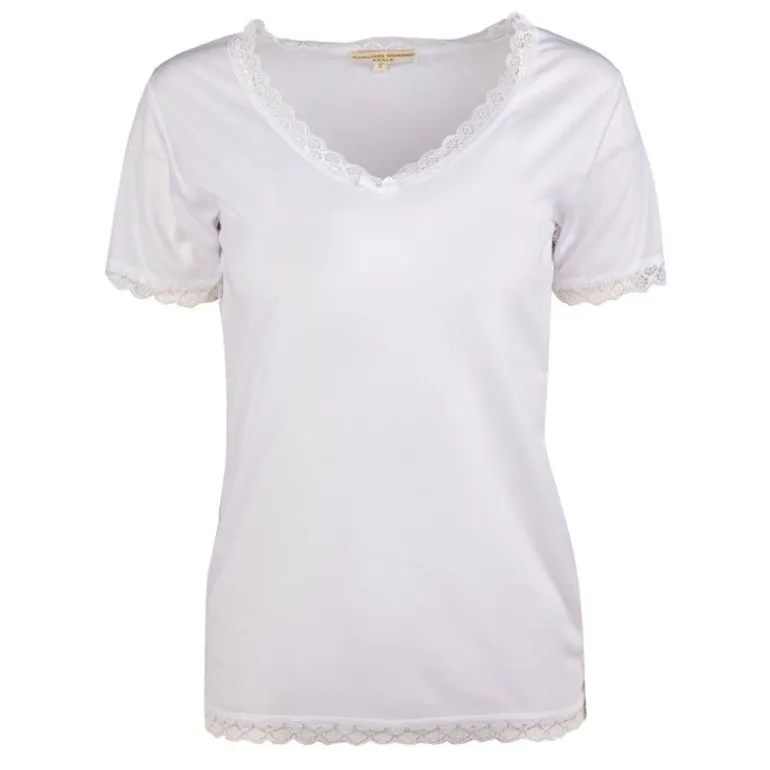 Tee shirt dentelle coton moyra Femme JEAN-LOUIS SCHERRER