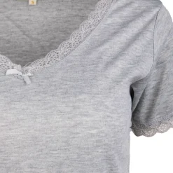 Tee shirt dentelle coton moyra Femme JEAN-LOUIS SCHERRER