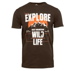 Tee shirt "Explore Wild Life" coton Homme BEST MOUNTAIN