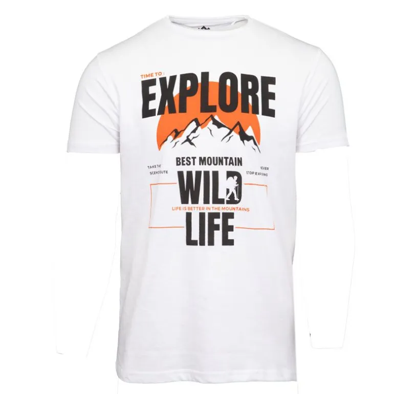 Tee shirt "Explore Wild Life" coton Homme BEST MOUNTAIN