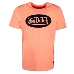 Tee shirt fluo logo poitrine noir Homme VON DUTCH