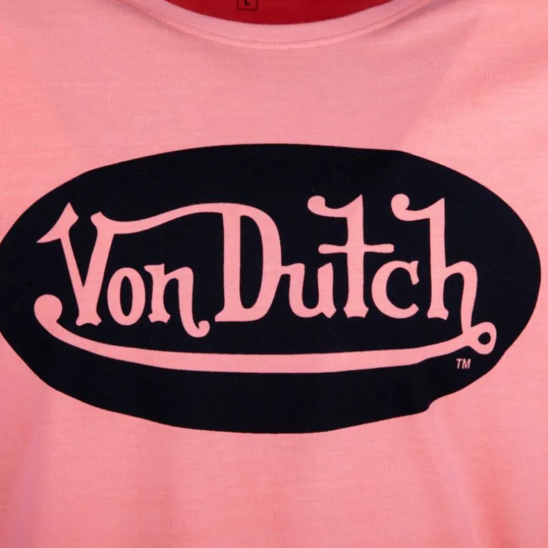 Tee shirt fluo logo poitrine noir Homme VON DUTCH