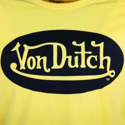 Tee shirt fluo logo poitrine noir Homme VON DUTCH
