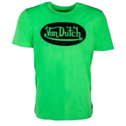 Tee shirt fluo logo poitrine noir Homme VON DUTCH
