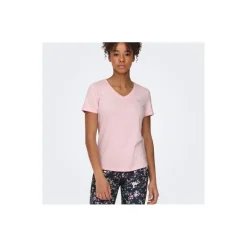 Tee shirt font life col V regular fit Femme ONLY PLAY