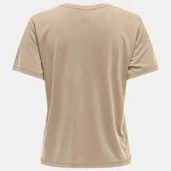 Tee shirt hannah regular fit décolleté V humus Femme ONLY