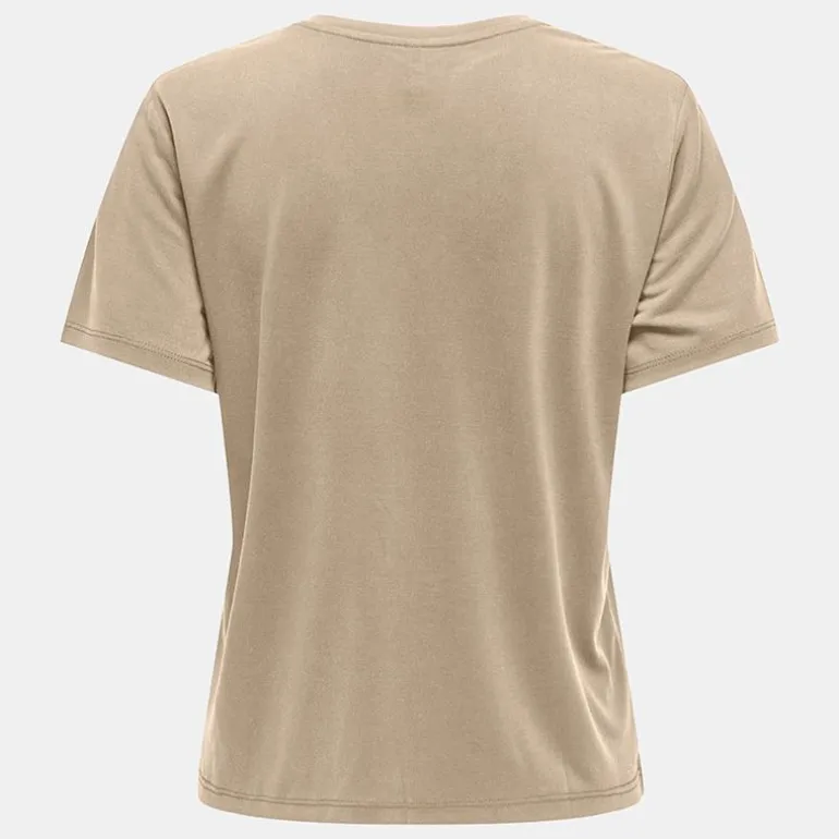 Tee shirt hannah regular fit décolleté V humus Femme ONLY