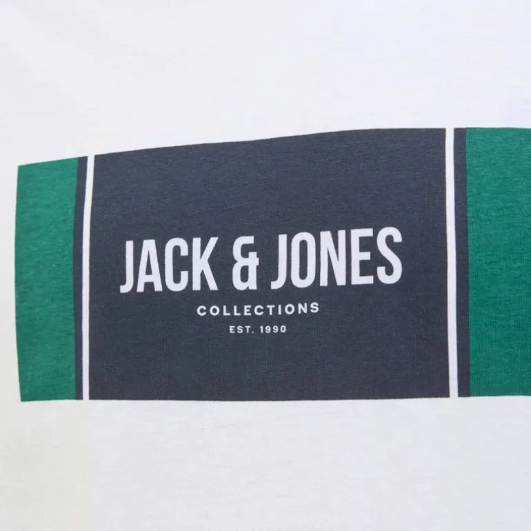 Tee shirt hayato coton manches courtes regular fit Homme JACK & JONES