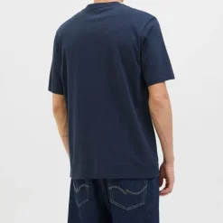 Tee shirt hayato coton manches courtes regular fit Homme JACK & JONES