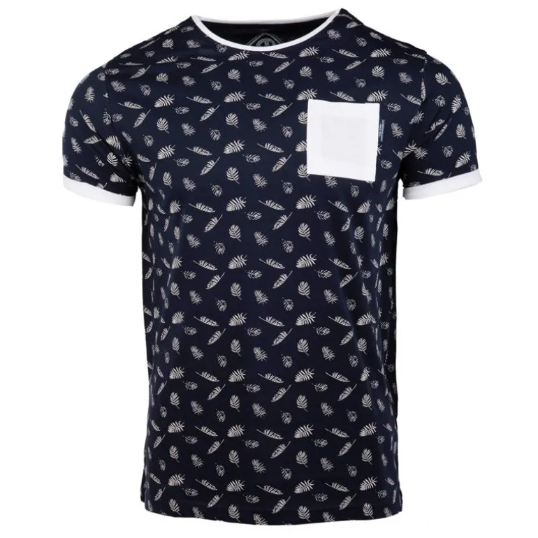 Tee shirt imprimé feuilles avec poche mably Homme BLAGGIO