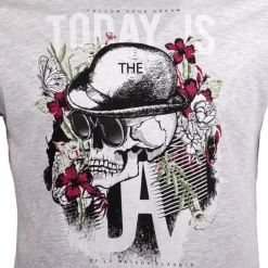 Tee shirt imprimé today is the day mega Homme BLAGGIO