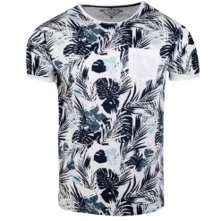 Tee shirt imprimé tropical avec poche maestro Homme BLAGGIO