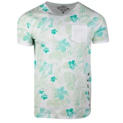 Tee shirt imprimé tropical avec poche maestro Homme BLAGGIO