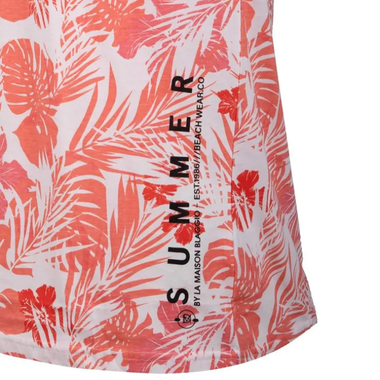 Tee shirt imprimé tropical avec poche maestro Homme BLAGGIO