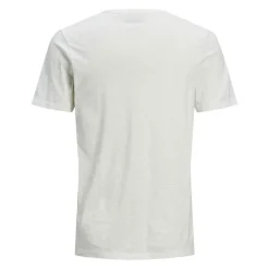 Tee shirt jersey col v boutonné Homme JACK & JONES