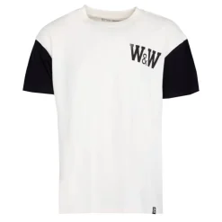 Tee shirt jersey manches noires col rond Homme WHEELS AND WAVES