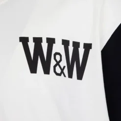 Tee shirt jersey manches noires col rond Homme WHEELS AND WAVES