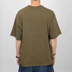 Tee shirt kaki avec imprimé photo noir blanc Homme VON DUTCH