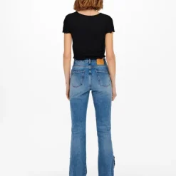 Tee shirt kika crop top col v Femme ONLY